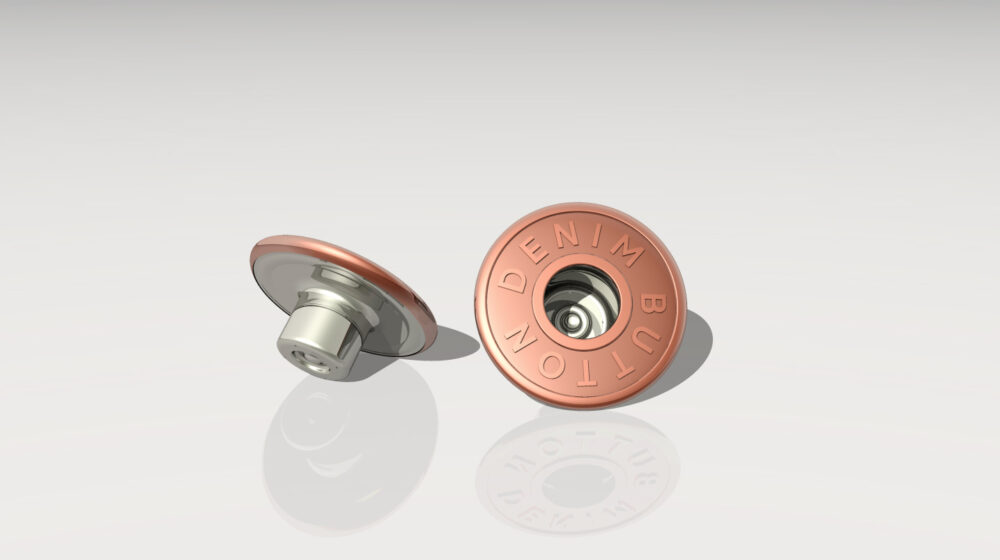 BUTTON WITH HOLE PRONG STUDS